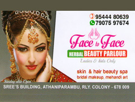 FACE TO FACE HERBAL BEAUTY PARLOUR