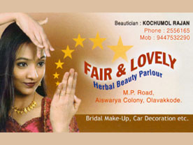 Fair And Lovely Herbal Beauty Parlour - Best Beauty Parlour in Palakkad Kerala