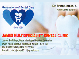 JAMES MULTISPECIALITY DENTAL CLINIC - Top Dental Clinic In Palakkad