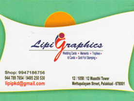 Are you searching for best Sports Goods Dealers,Gift Shops,Trophies Dealers in Palakkad Kerala ?. 
Click here to get Lipi Graphicscontact address and phone numbers