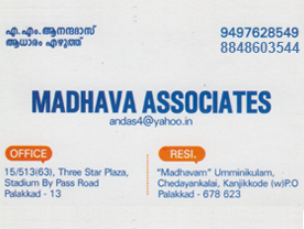 MADHAVA ASSOCIATES