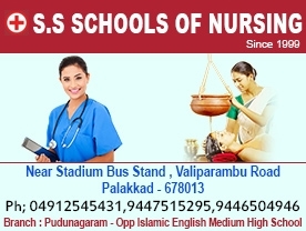 Are you searching for best Nursing Institute , education Institutions,Colleges,Schools in Palakkad Kerala ?. Click here to get S S School Of Nursing contact address and phone numbers