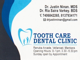 Are you searching for best Doctors Dental Surgeons , Dental Clinic , Clinic in Palakkad Kerala ?. Click here to get Tooth Care Dental Cliniccontact address and phone numbers