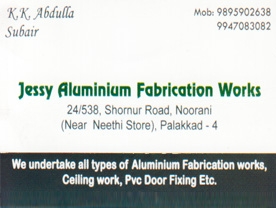 Jessy Alumin Fabrication works -  Best and Top Aluminium Fabricators in Palakkad