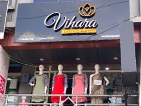 Are you searching for best Textiles Shops , Readymade Garments , Churidhar and Materials , Sarees Retailers in Palakkad Kerala ? . Click here to get Vihara Ladies and Kids Wear contact address and phone numbers