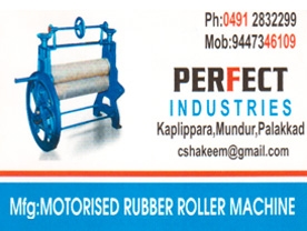 Perfect Industries - Best Rubber Roller Machine Manufacturers in Palakkad