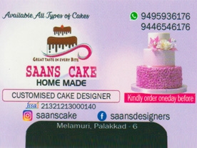 Saans Cake Home Made