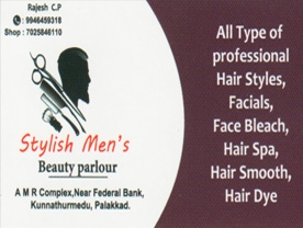 Stylish Mens Beauty Parlour