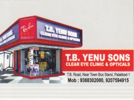 T B Yenu Sons Clear Eye Clinic and Opticals