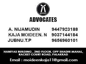 Are you searching for best Advocates in Palakkad Kerala ?. Click here to get A NIJAMUDHEEN B Com LLB  contact address and phone numbers