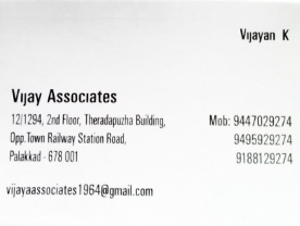 Are you searching for best Tax Practitioners , Tax Consultants , Income TAx Consultants in Palakkad Kerala ?. Click here to get Vijay Associates   contact address and phone numbers