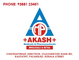 Are you searching for best Medical Shops in Palakkad Kerala ?. Click here to get Akash Medicals and Pharmaceuticals contact address and phone numbers