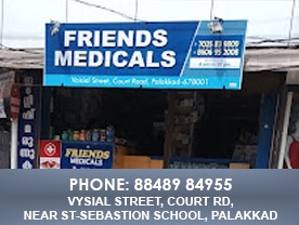 Are you searching for best Medical Shops in Palakkad Kerala ?. Click here to get Friends Medicals contact address and phone numbers