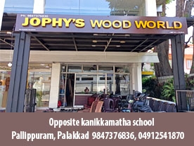 Are you searching for best Furnishings ,Bed Dealers ,furniture shops, Sofa Sety Works and Materials, Venetian Blinds Shops, Mosquito Net Shops,Furniture Shops and Manufacturers in Palakkad Kerala ?.
Click here to get Jophy's Wood World  address and phone numbers