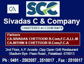 Sivadas C And Company - Chartered Accountants in Palakkad Kerala