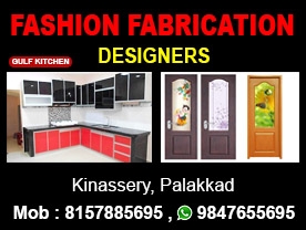 Are you searching for best Aluminium Fabricators,Aluminium Products,Fabricators Metal Shop,Interior Designers,Interior Decorative Products,Modular Kitchen Shop ,Kitchen Ware Shop,
Curtains and Furnishing Shop,Venetain Blinds Shop,Doors Sales and Service,Window Sales and Service, Gypsum Board Works,Mosquito Net Shops,Venetain Blinds Shop  in Palakkad Kerala ?. Click here to get Fashion Fabrication Designers contact address and phone numbers