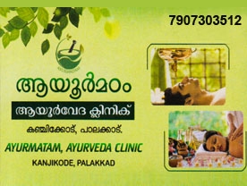 Are you searching for best Ayurvedic Hospital, Clinic , Doctors Ayurvedic in Palakkad Kerala ?. Click here to get Ayurmatam  contact address and phone numbers