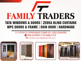 Are you searching for best Window Sales and Service , Doors sales and Service , Curtains and Furnishing SHops in Palakkad Kerala ?. Click here to get Family Traders   contact address and phone numbers