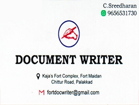 C Sreedharan - Best and Top Sreedharan Document Writers in Palakkad