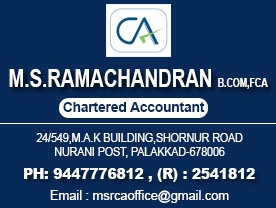 M S Ramachandran - Chartered Accountants in Palakkad Kerala