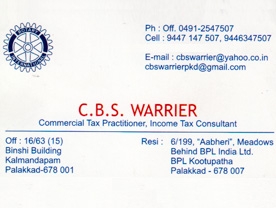 C.B.S Warrier